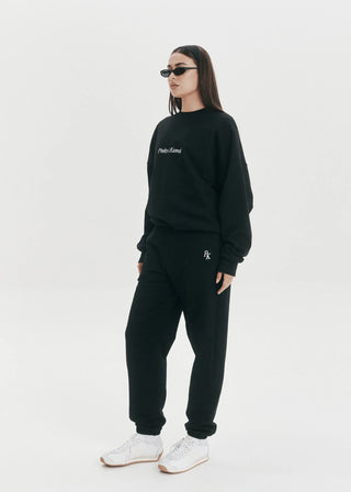 Slouchy Trackpants - Black