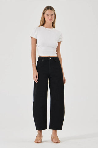 Gigi Barrel Jean - Forever Black