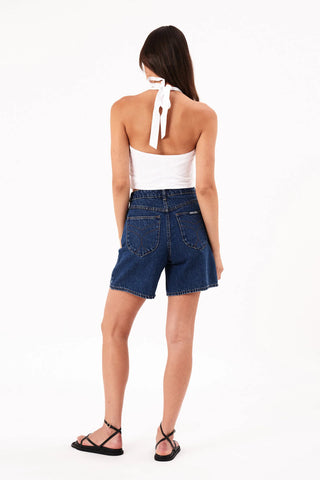 Super Mirage Denim Shorts - Ruby Blue