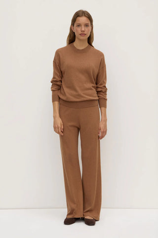 Cotton Cashmere Lounge Sweater - Fawn
