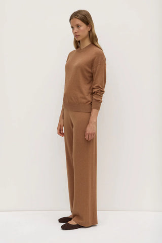 Cotton Cashmere Lounge Sweater - Fawn