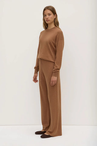 Cotton Cashmere Lounge Pants - Fawn