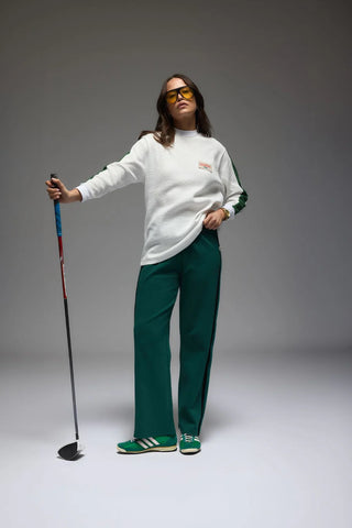 GT Long Sleeve Waffle Top - White