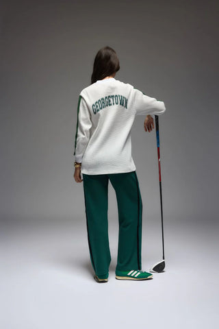 GT Long Sleeve Waffle Top - White