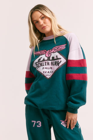 Skate Don’t Hate Jumper - Teal