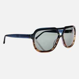 Treble 2.0 - Blue Sunset Gradient/Green Polarised Bio Lens