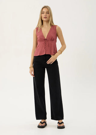 Dahlia Short Sleeve Top - Indy Rose Check