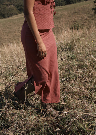 Cali Maxi Skirt - Indy Rose Check
