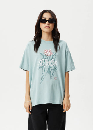 Sacred Oversized Tee - Ether Blue