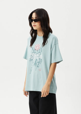 Sacred Oversized Tee - Ether Blue