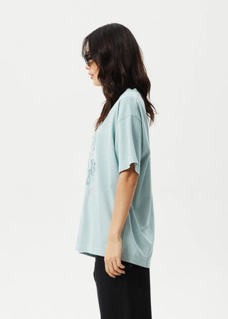 Sacred Oversized Tee - Ether Blue