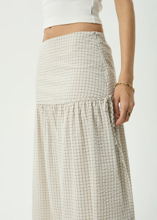 Nadia Maxi Skirt - Reverb Moonbeam Check