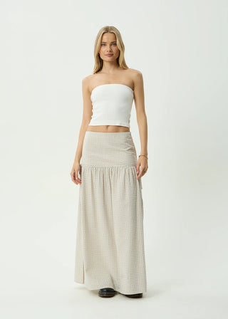 Nadia Maxi Skirt - Reverb Moonbeam Check