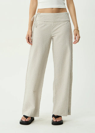 Sofia Wide Leg Pants - Reverb Moonbeam Check