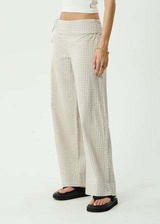 Sofia Wide Leg Pants - Reverb Moonbeam Check