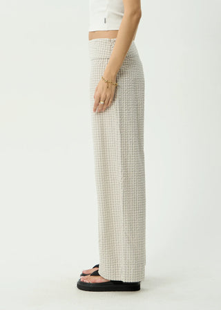 Sofia Wide Leg Pants - Reverb Moonbeam Check