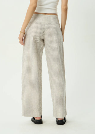 Sofia Wide Leg Pants - Reverb Moonbeam Check