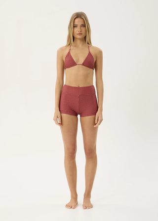 Indy Bikini Top - Rose Check
