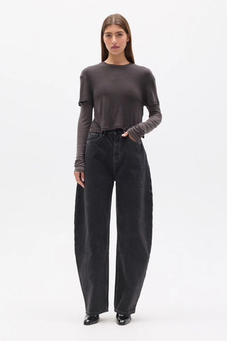 Calenia Top - Dark Grey