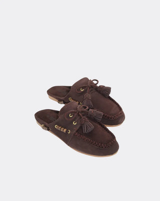Kora Loafer Slide - Chocolate