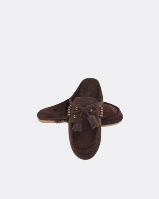 Kora Loafer Slide - Chocolate
