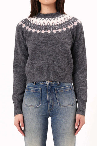 Fair Isle Knit - Vintage Black