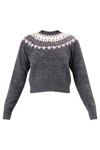 Fair Isle Knit - Vintage Black