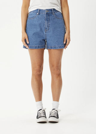 Seventy Threes Denim Shorts - Worn Blue