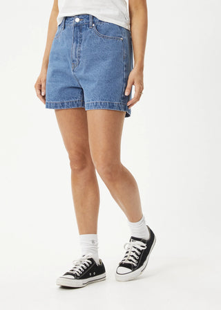 Seventy Threes Denim Shorts - Worn Blue