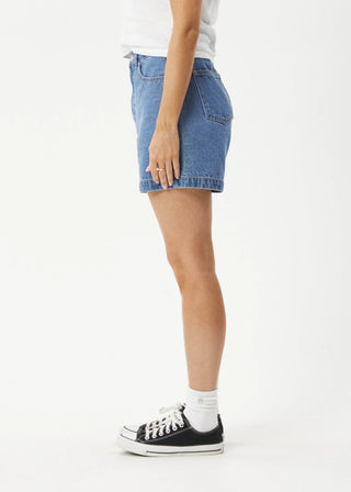 Seventy Threes Denim Shorts - Worn Blue