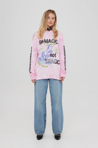 Be Magic Tie Dye Long Sleeve Tee