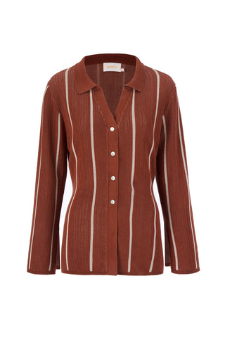 Briar Knit Shirt - Tuscan
