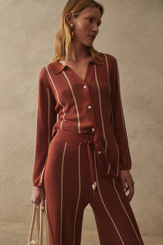 Briar Knit Shirt - Tuscan