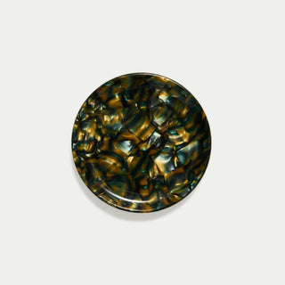 Trinket Dish - Green Tortoiseshell
