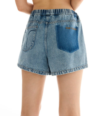 Hailey Pull On Denim Sports Short