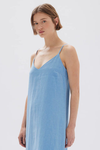 Vallory Linen Slip Dress - Bahama