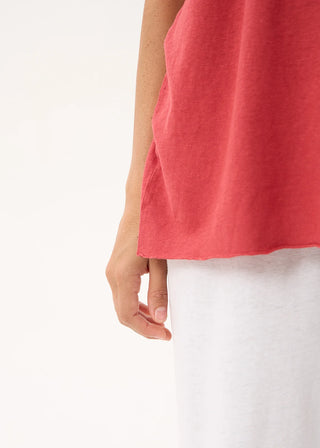 Slay Oversized Hemp Tee - Vintage Cherry
