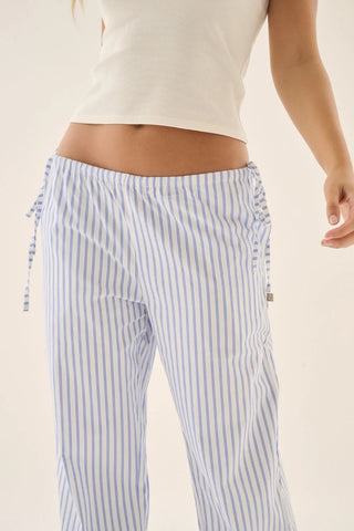 AJ Stripe Pant - Sky Blue