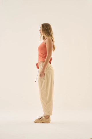 AJ Barrel Pant - Sand