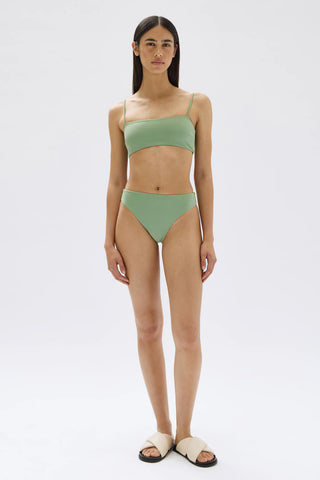 Square Neck Swim Top - Pandan