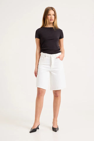 Charlotte Short Cinch - Vintage White