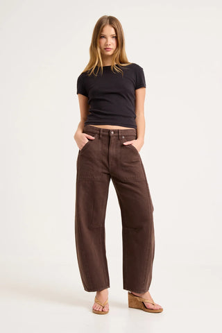 Arc Barrel Trade Pants - Chocolate