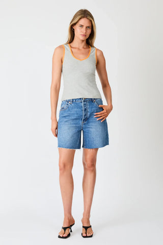 90s Relaxed Denim Short - Silverlake