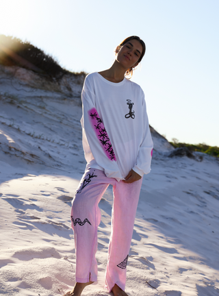 Awake Long Sleeve Tee - White