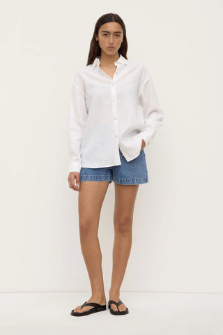 Everyday Linen Long Sleeve Shirt - White
