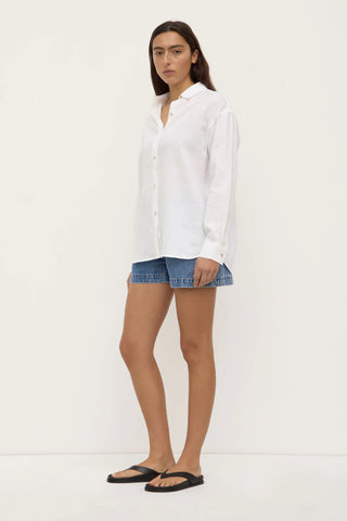 Everyday Linen Long Sleeve Shirt - White