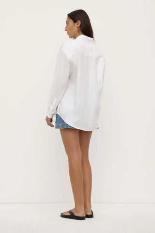 Everyday Linen Long Sleeve Shirt - White