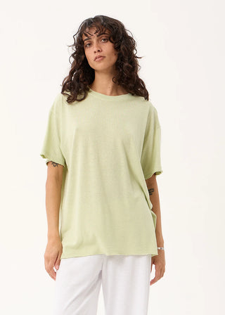 Slay Oversized Hemp Tee - Sage