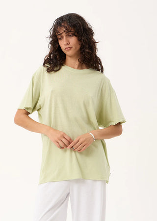 Slay Oversized Hemp Tee - Sage