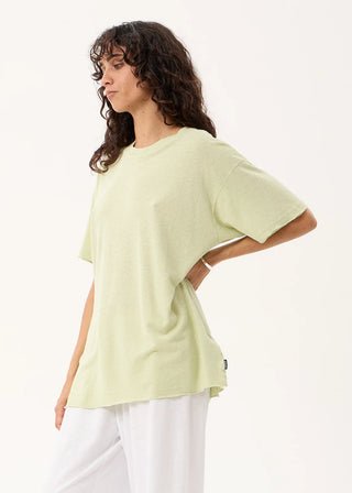 Slay Oversized Hemp Tee - Sage